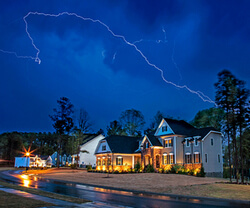 claims photo of lightning storm